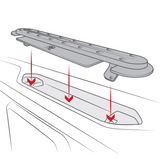 RAM Mount - Tough-Track for 18-19' Jeep JL/Gladiator - RAM-DT-204-TRACK-A12U