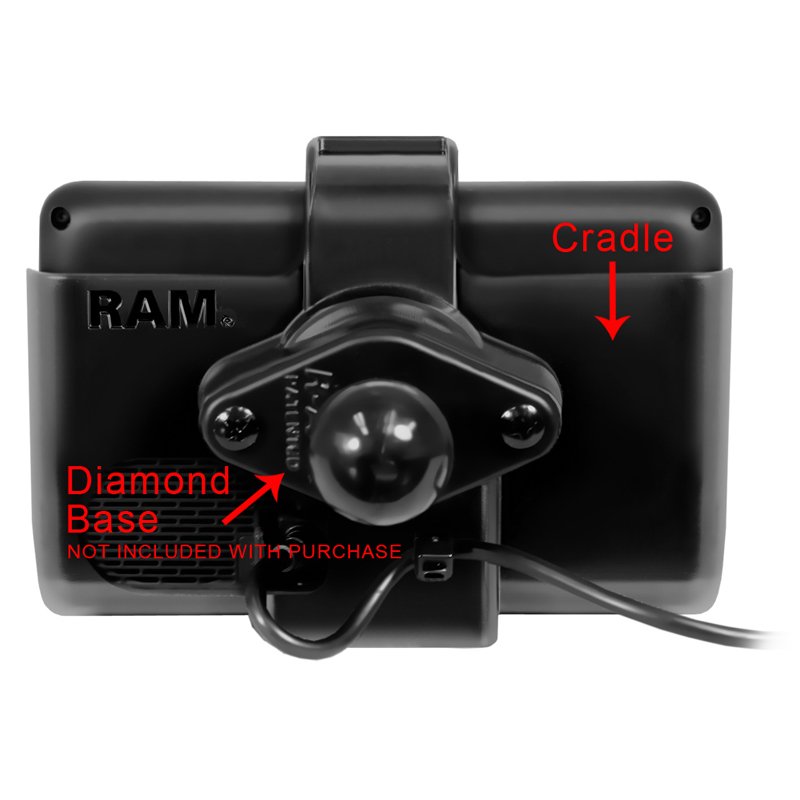 RAM Mount - Cradle for Garmin dezl Series - RAM-HOL-GA43U