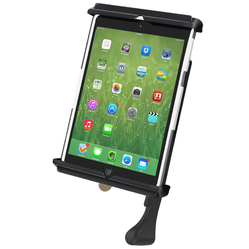 RAM Mount - Tab-Lock Locking Cradle for Apple iPad mini 1-3 with Case, Skin & Sleeve - RAM-HOL-TABL12U