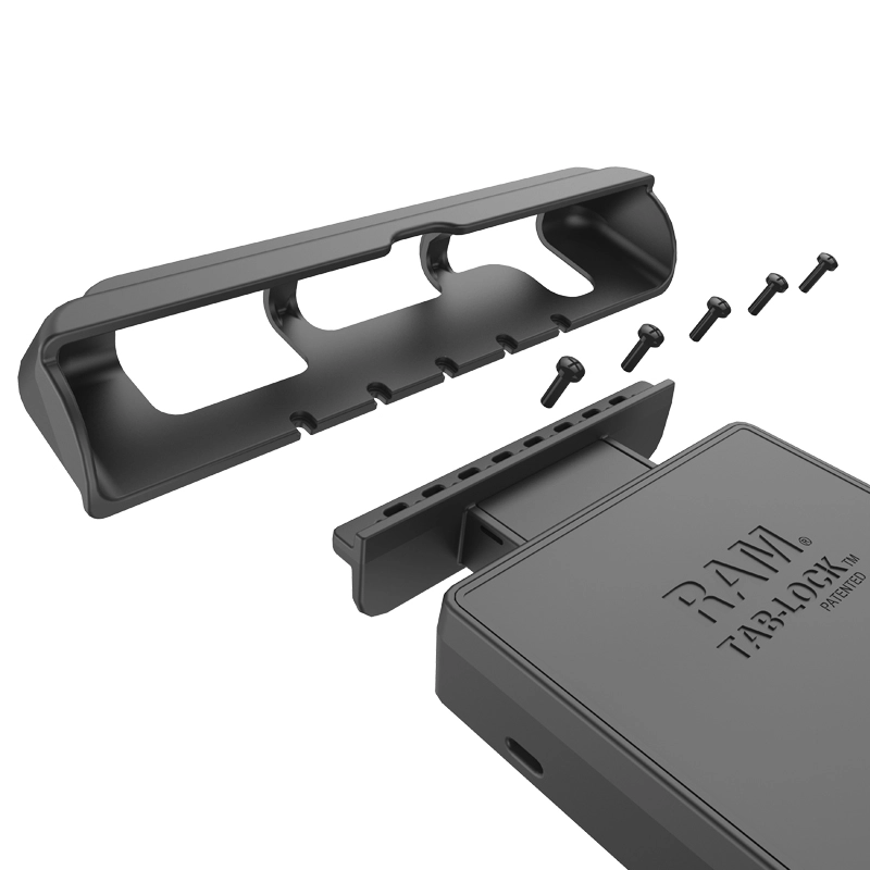 RAM Mount - Tab-Lock Universal Locking Cradle for Apple iPad with LifeProof & Lifedge Cases - RAM-HOL-TABL17U