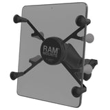 RAM Mount - Universal X-Grip Cradle with 1" Ball & STANDARD Length Double Socket Arm for 7" Tablets - RAM-HOL-UN8B-201U