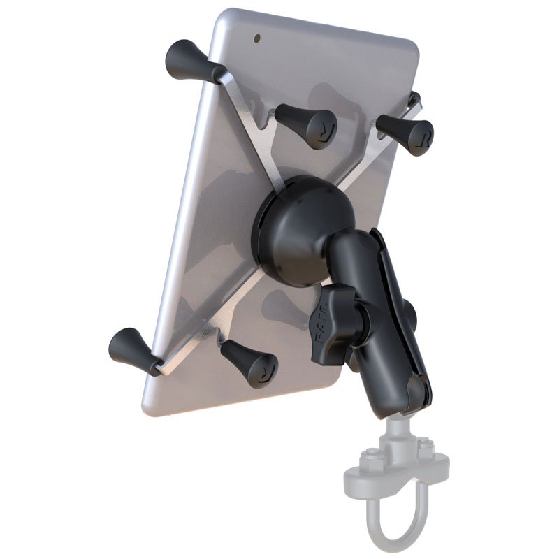 RAM Mount - Universal X-Grip Cradle with 1" Ball & STANDARD Length Double Socket Arm for 7" Tablets - RAM-HOL-UN8B-201U