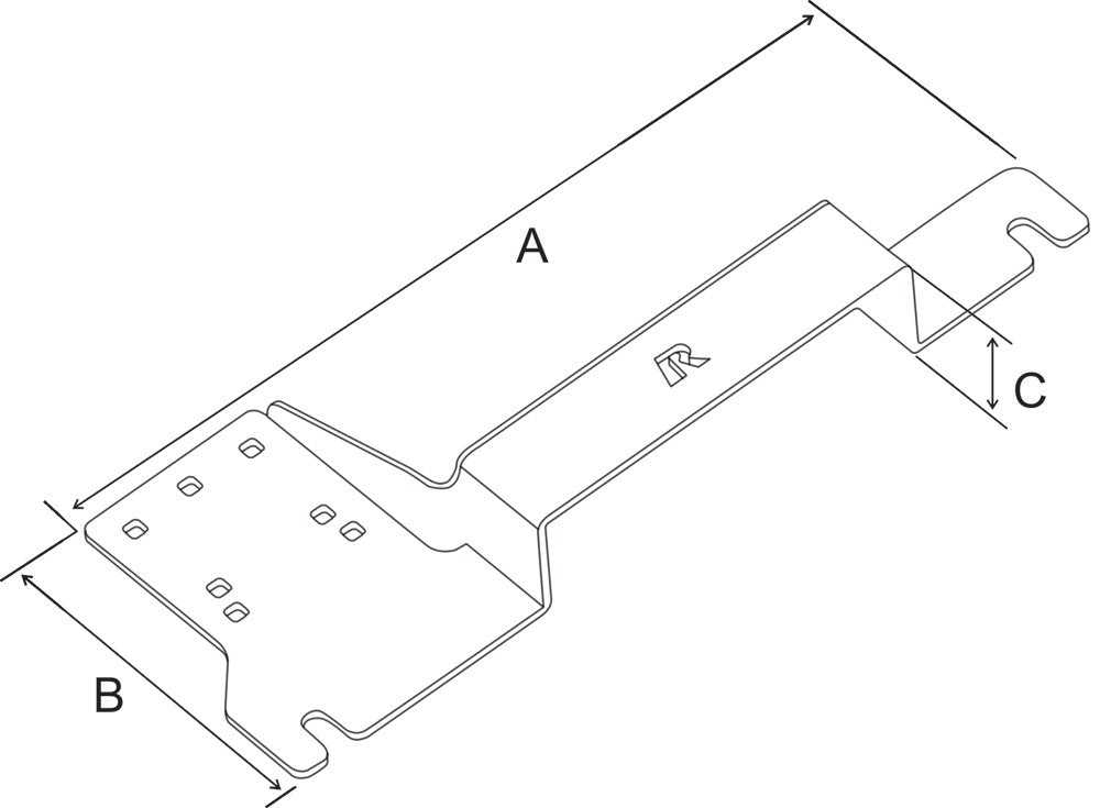 RAM Mount - No-Drill Vehicle Base for Ford Explorer (2011-2012), Ford Police Interceptor Utility (2013) - RAM-VB-187