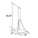 RAM Mount - Universal Drill-Down Laptop Mount Base - RAM-VBD-122