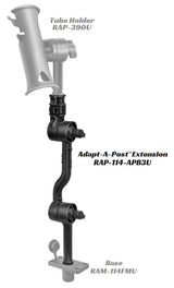 RAM Mount - Adjustable Adapt-a-Post 16" Extension Arm - RAP-114-APB3U