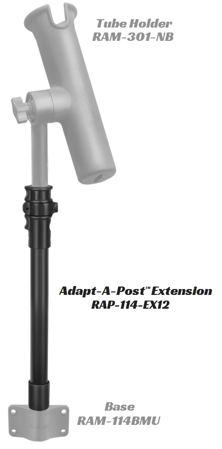 RAM Mount - Adapt-A-Post 15" Extension Pole - RAP-114-EX12