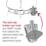 RAM Mount - Universal Belt or Visor Clip without Cradle - RAP-170U