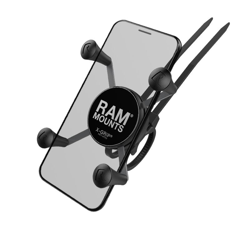 RAM Mount - EZ-ON/OFF Bicycle Mount w/Universal X-Grip Cell Phone Holder - RAP-274-1-UN7U