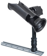 RAM Mount - Ram Tube Jr. Rod Holder with 6" Post & Adapt-A-Post Track Mounting Base - RAP-390-AAPU