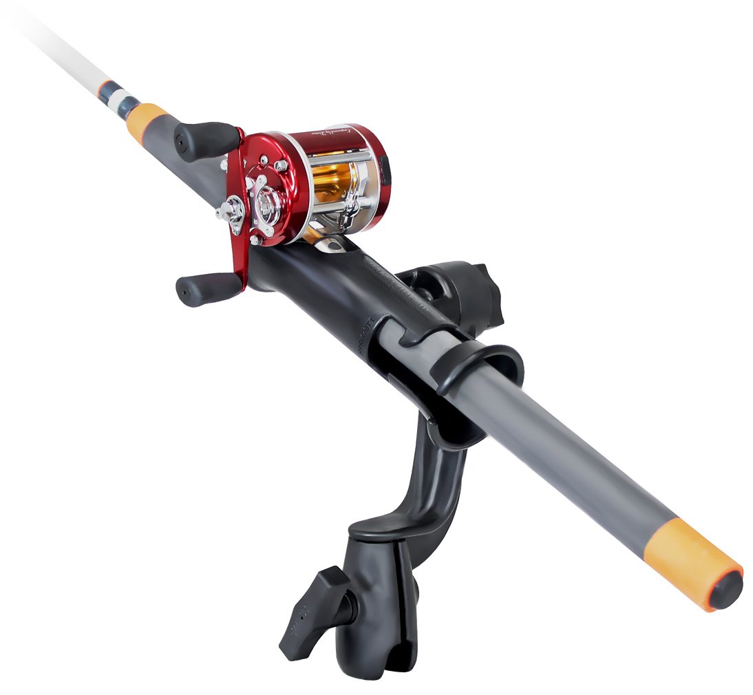 RAM Tube - Jr. Fishing Rod Holder with RAM-ROD Revolution Ratchet/Socket System (Base NOT Included) - RAP-390-RB-NBU