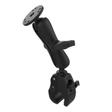 RAM Mount - Medium Tough-Claw Base with Double Socket Arm & 1.5" Round Base Adapter - RAP-404-202U