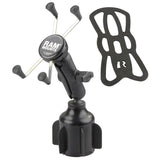 RAM Mount - RAM X-Grip Large Phone Mount w/RAM Stubby Cup Holder Base - RAP-B-299-4-UN10U