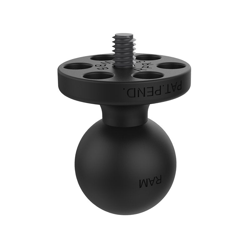 RAM Mount - Composite 1" Ball with 1/4-20 Stud for Cameras, Camcorders - RAP-B-366U