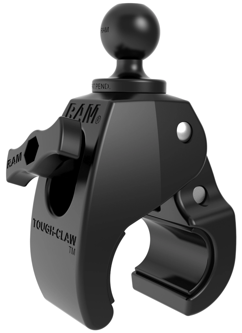 RAM Mount - Medium Tough-Claw with 1" Diameter Rubber Ball - RAP-B-404U