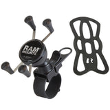 RAM Mount - EZ-Strap Rail Mount w/Universal X-Grip Cell Phone Holder - RAP-SB-187-UN7U