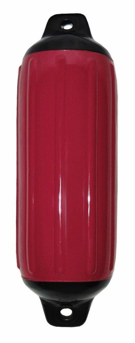 Taylor Made - Super Gard Inflatable Vinyl Fender - Red - 6-1/2 inch x 22 inch - 955622