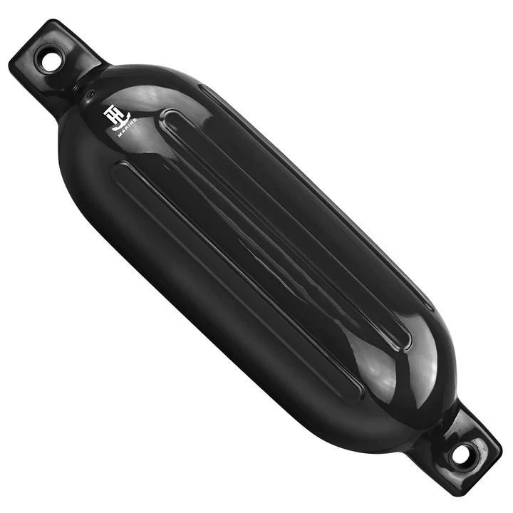 Boating Essentials - Boat Fender - 6.5" X 23" - Black - BE-GE-52184-DP