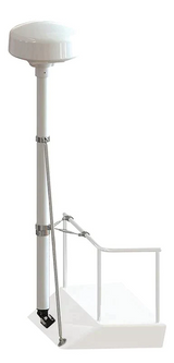 Seaview - 8' Radar Mast Pole Kit w/Strut & Stand-Off Kit - RM8148