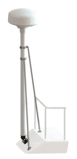 Seaview - 8' Radar Mast Pole Kit w/2 Strut Kits - RM848S