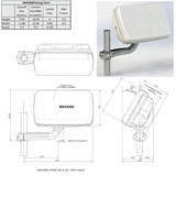 NavPod - RMX4500-08 RailMount Pre-Cut f/Garmin 922 / 922xs / 942 / 942xs - RMX4500-08