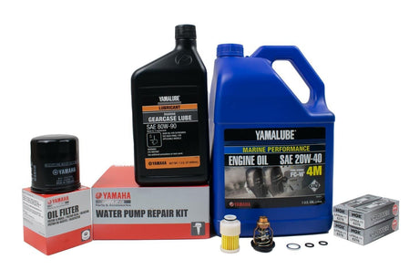 Yamaha F90 300 Hour Service Maintenance Kit - Yamalube 20W-40 - 2005