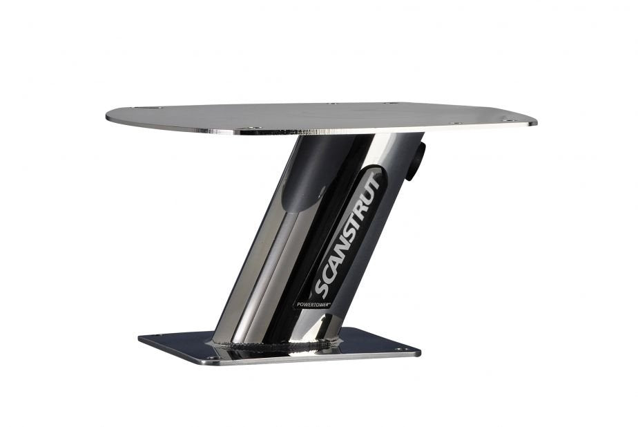 Scanstrut - 6" PowerTower Polished Stainless Steel for Raymarine 2kW & 4kW Domes - SPT1001