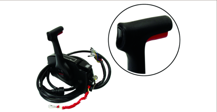 Mercury - Side Mount Remote Control - 14 Pin - 15 Ft Harness - Fits All Current Mercury/Mariner Outboards 6 HP/Above & 1993/Newer Force Outboards 40 HP/Higher Utilizing Mercury Style Cables - 881170A16