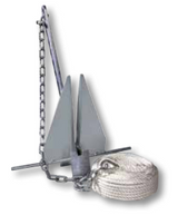 Tiedown Engineering - #8 Super Hooker Anchor Kit - Includes Anchor, Anchor Line, Chain and (2) Shackles - 95095