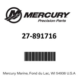 Mercury - HEAT EXC COVER GASKET 496ZZ - 27-891716