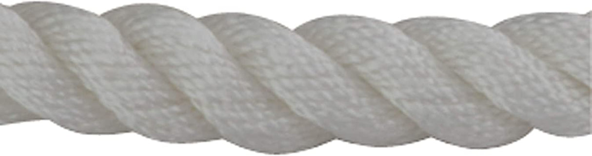 Sea-dog Line - Premium Twisted Three-strand Nylon Dock Line 3/8" x 10' - 301110010WH1 WHITE