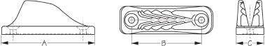 Sea-Dog Line - Clamcleat - Midi - 2-7/8" - Cl209 - 002090 Bulk