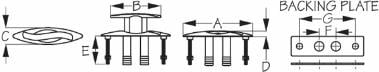 Sea-Dog Line - S-Style Pull-Up Cleat with Stud - 6-1/4" - 0415041