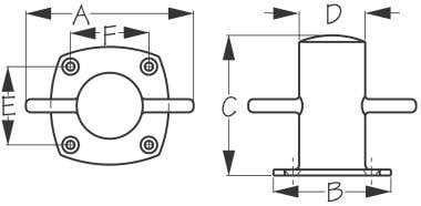 Sea-Dog Line - Stainless Steel Samson Post - 5-1/8" - 061312 Bulk