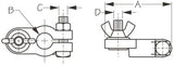 Sea-Dog Line - Battery Terminals - Wing Nut Style - 2-5/16" - 4152101