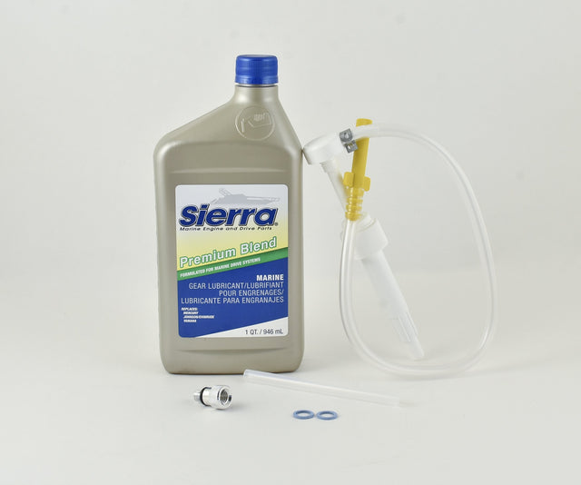 Sierra - Premium Blend Gear Lube Kit for Mercury - w/ Gear Lube Pump - PVLK5031