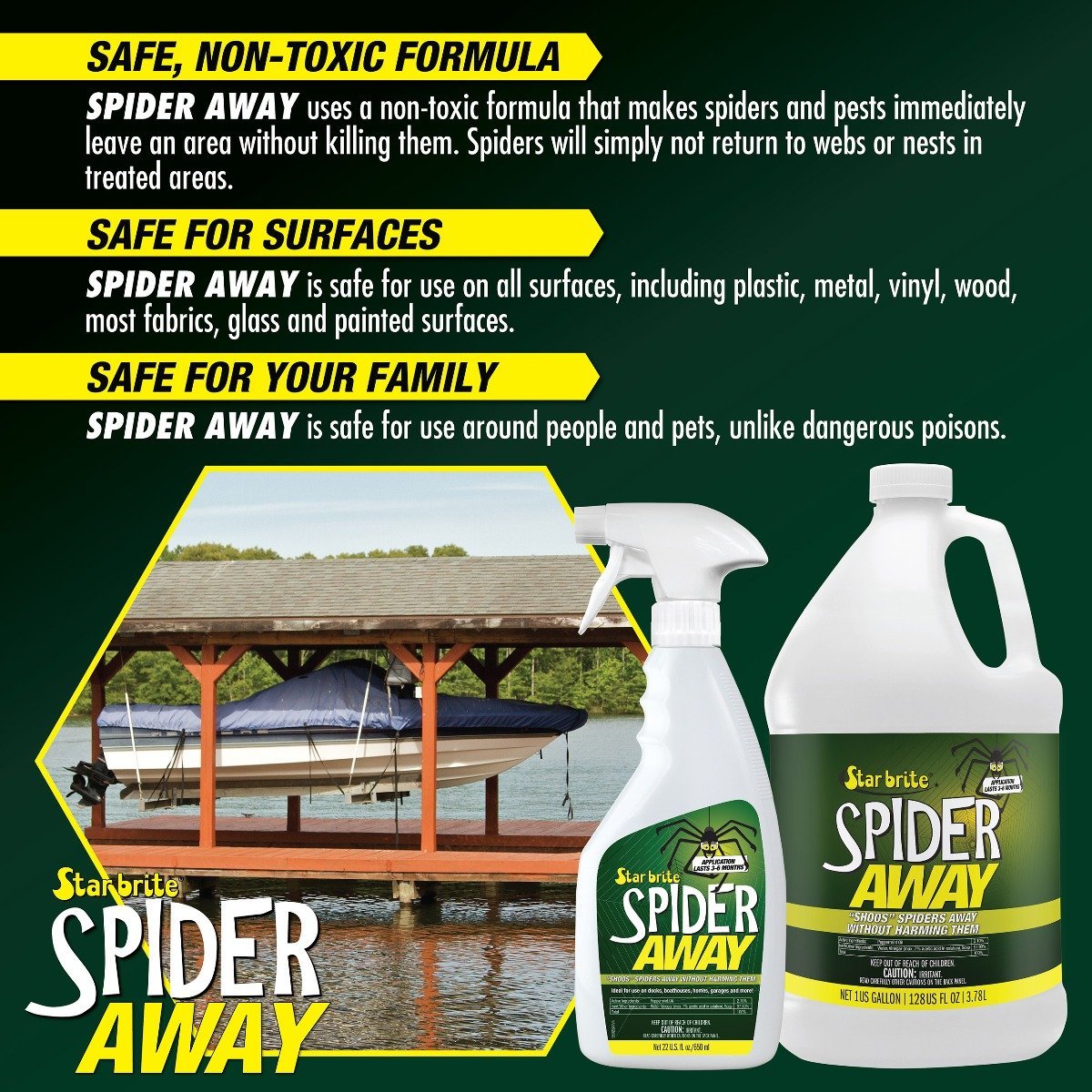 Starbrite - Spider Away Spider Repellent - 22 oz. - 95022