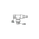 SeaStar - ORB Cylinder Bleeder Hydraulic TEE Fitting - 2 Pack - HF6002