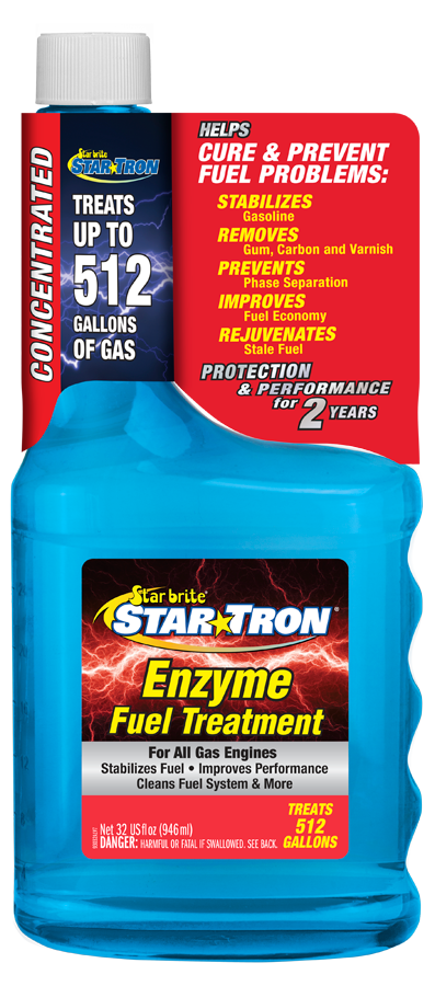 Starbrite - Star Tron Enzyme Fuel Treatment - Concentrated Gas Formula - 32 oz. - 4 Pack - 93032