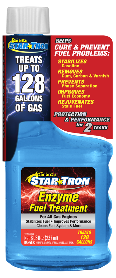 Starbrite - Star Tron Enzyme Fuel Treatment - Concentrated Gas Formula - 8 oz. - 4 Pack - 93008