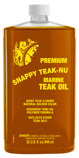 Snappy Teak - Premium Marine Teak Oil - 32 oz. - STOQ