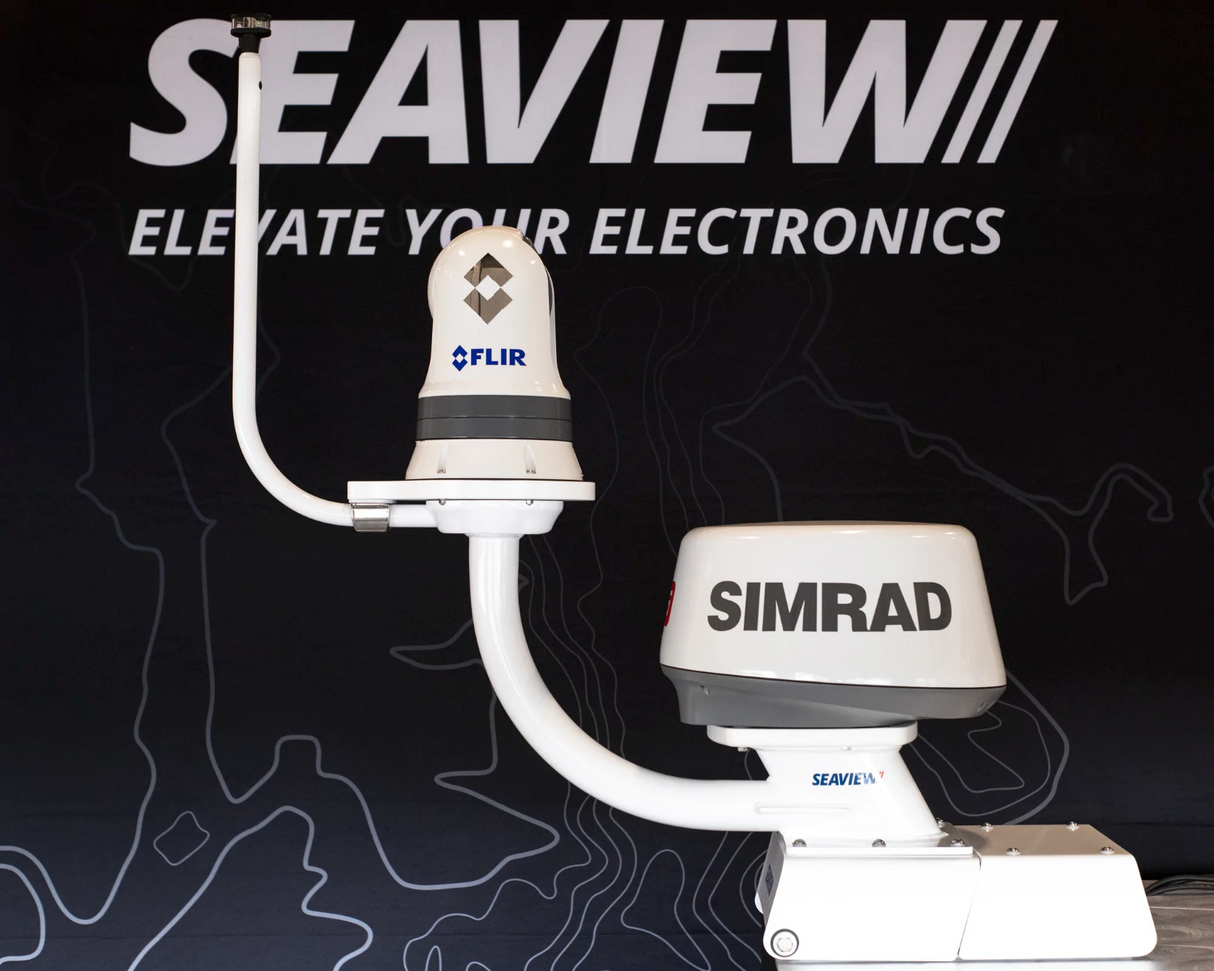 Seaview - Electrically Actuated Hinge 24V Fits Seaview Mounts Ending in M1 & M2 - SVEHB1