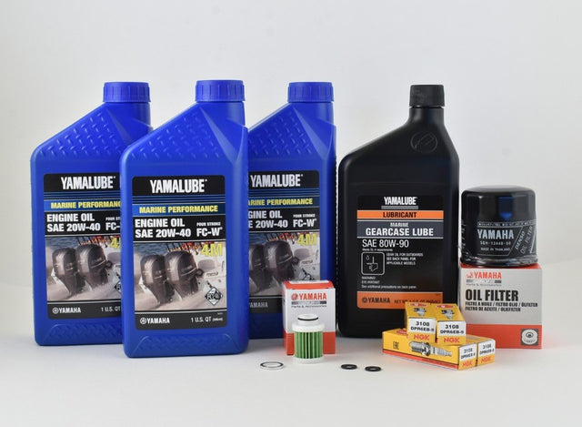 Yamaha T60 100 Hour Service Maintenance Kit - Yamalube 20W-40 - 2006
