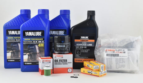 Yamaha T60 100 Hour Service Maintenance Kit with Cooling - Yamalube 10W-30 - 2006
