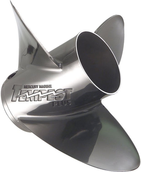 Mercury - Tempest Plus Stainless Steel Propeller - 3-Blade - 90 CT to 400 HP - 14.6 Dia. x 21 Pitch - 48-8M0151382