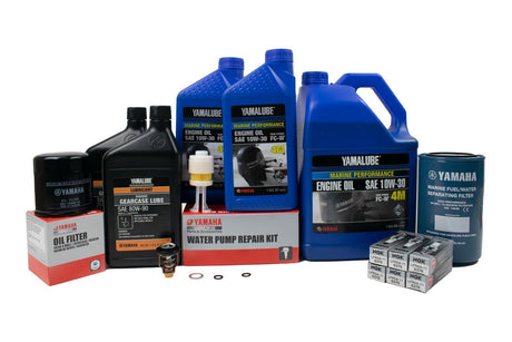 Yamaha F200 & F225 3.3L V6 300 Hour Service Maintenance Kit - Yamalaube 10W-30 - 2002-2005