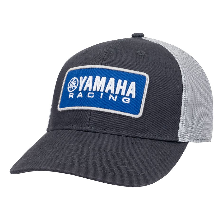 Yamaha Adult Racing Boosted Curved Bill Hat-Gray/Blue/White-One Size