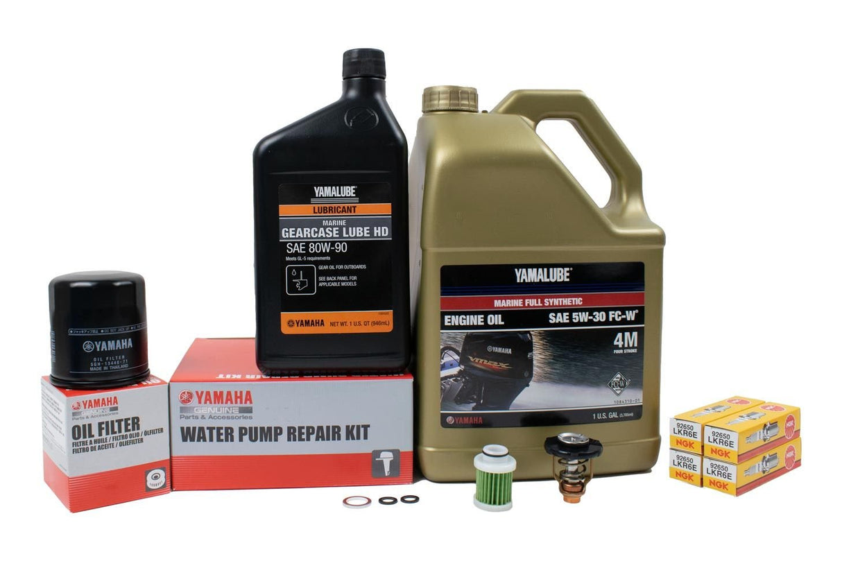 Yamaha VF115 SHO 300 Hour Service Maintenance Kit With HD Gear Lube - Yamalube 5W-30 Synthetic