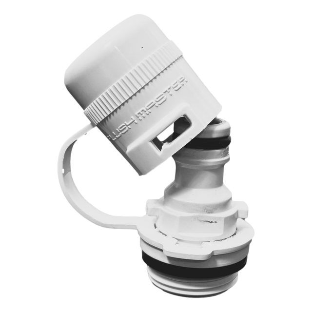 Flushmaster Outboard Engine Flush Port Quick Connect for Suzuki - White - FMQCSW Cap