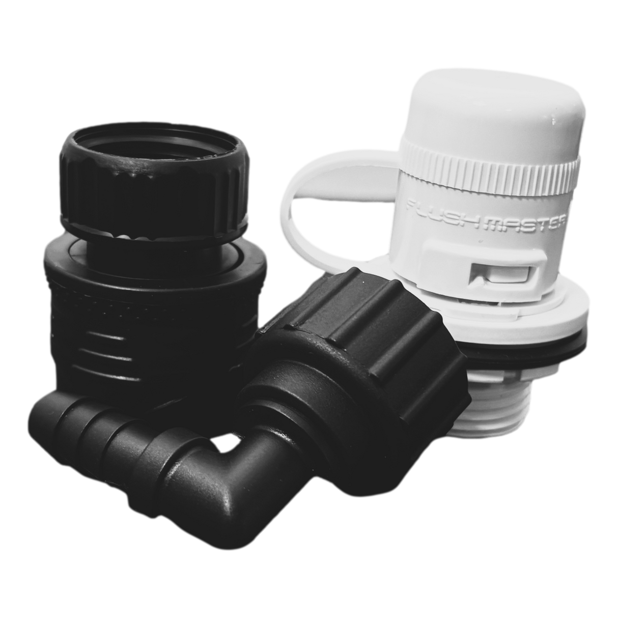Flushmaster Outboard Engine Flush Port Quick Connect for Mercury - White - FMQCMW - kit