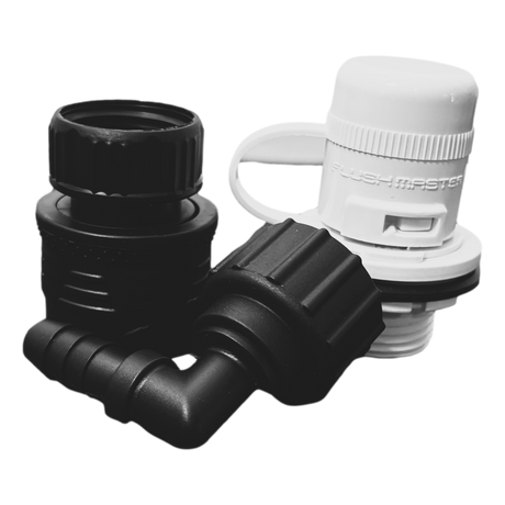 Flushmaster Outboard Engine Flush Port Quick Connect for Mercury - White - FMQCMW - kit
